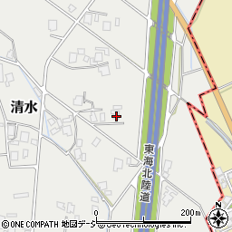 富山県小矢部市清水277周辺の地図