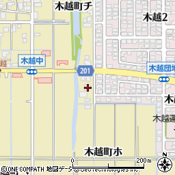 石川県金沢市木越町ホ67周辺の地図