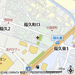 石川県金沢市福久町ロ105周辺の地図