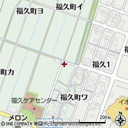 石川県金沢市福久町ワ63周辺の地図