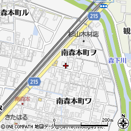 石川県金沢市南森本町ヲ60周辺の地図