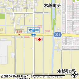 石川県金沢市木越町ト5周辺の地図