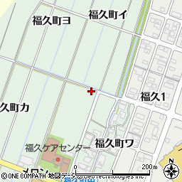 石川県金沢市福久町ワ15周辺の地図