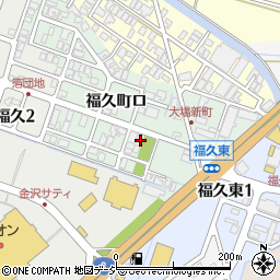 石川県金沢市福久町ロ105-3周辺の地図