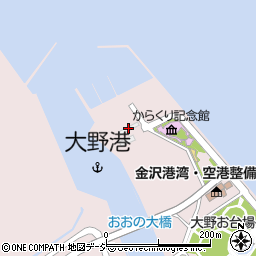 金沢港船舶上架施設組合周辺の地図