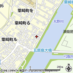 石川県金沢市粟崎町ホ234周辺の地図