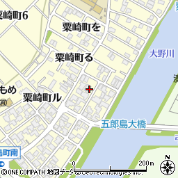 石川県金沢市粟崎町ホ92-8周辺の地図