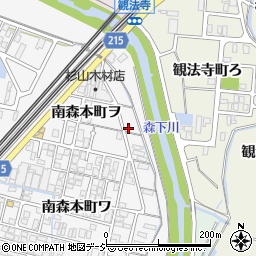 石川県金沢市南森本町ヲ81周辺の地図