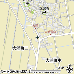 石川県金沢市大浦町ニ14周辺の地図