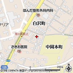 栃木県宇都宮市白沢町2021-44周辺の地図