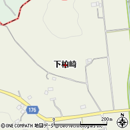 栃木県塩谷郡高根沢町下柏崎周辺の地図