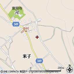 長野県須坂市米子435周辺の地図