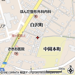 栃木県宇都宮市白沢町2021-38周辺の地図