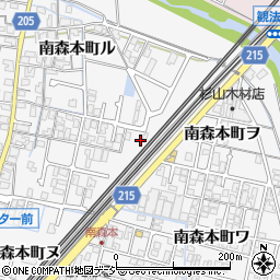石川県金沢市南森本町ヲ53周辺の地図