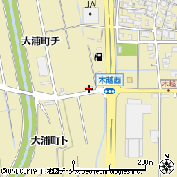 石川県金沢市大浦町チ114周辺の地図