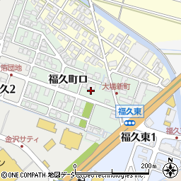石川県金沢市福久町ロ173周辺の地図