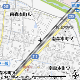 石川県金沢市南森本町ヲ54周辺の地図