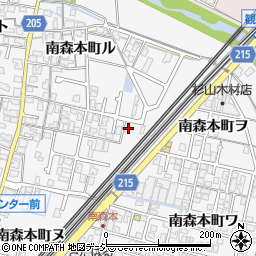 石川県金沢市南森本町ヲ51-3周辺の地図