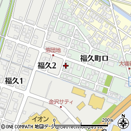 石川県金沢市福久町ロ138周辺の地図