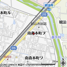 石川県金沢市南森本町ヲ95周辺の地図