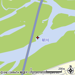 五輪大橋周辺の地図