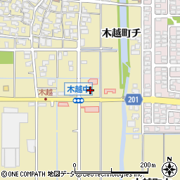 石川県金沢市木越町ト7周辺の地図
