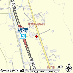 栃木県鹿沼市板荷255周辺の地図