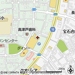 マクドナルド宝積寺バイパス店周辺の地図
