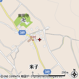 長野県須坂市米子444周辺の地図