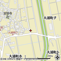 石川県金沢市大浦町チ4周辺の地図