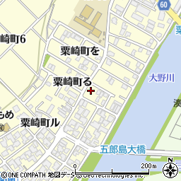 石川県金沢市粟崎町ホ82-8周辺の地図