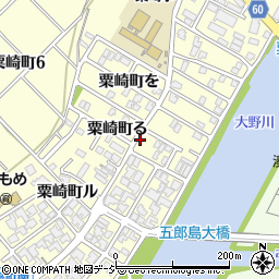 石川県金沢市粟崎町ホ82-7周辺の地図