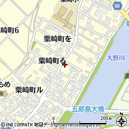 石川県金沢市粟崎町ホ82-9周辺の地図