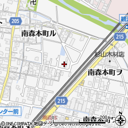 石川県金沢市南森本町ヲ48-2周辺の地図