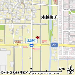 石川県金沢市木越町ト9-1周辺の地図
