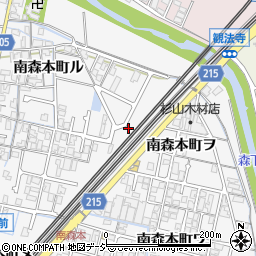 石川県金沢市南森本町ヲ41-1周辺の地図