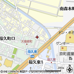 石川県金沢市大場町東839周辺の地図