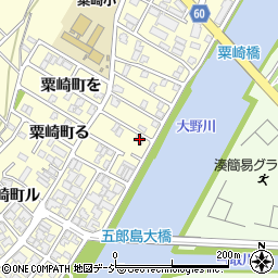 石川県金沢市粟崎町ホ52-26周辺の地図