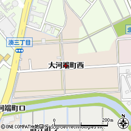 石川県金沢市大河端町西周辺の地図