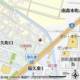 石川県金沢市大場町東837周辺の地図