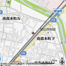 石川県金沢市南森本町ヲ41-3周辺の地図