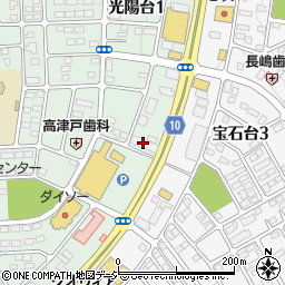 朝日屋本店宝積寺バイパス店周辺の地図