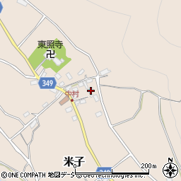 長野県須坂市米子442周辺の地図