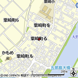 石川県金沢市粟崎町る周辺の地図