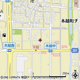 石川県金沢市木越町ト53-1周辺の地図
