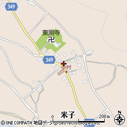 長野県須坂市米子448周辺の地図