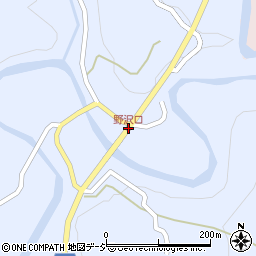 野沢口周辺の地図