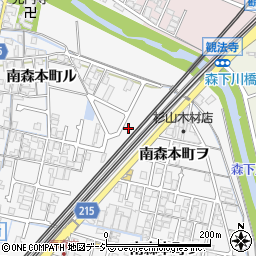 石川県金沢市南森本町ヲ41-4周辺の地図