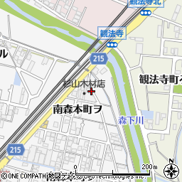 石川県金沢市南森本町ヲ106-1周辺の地図