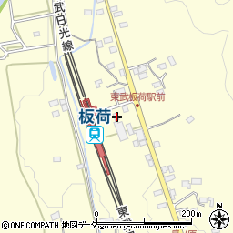 栃木県鹿沼市板荷225周辺の地図